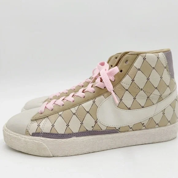 Nike Blazer High Premium 312457-212 Sail / White Men Size 8.5 (2007) Rare